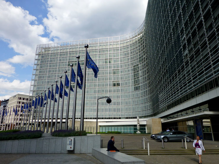 Das Berlaymont Gebäude - Hauptquartier der Europäischen Kommission